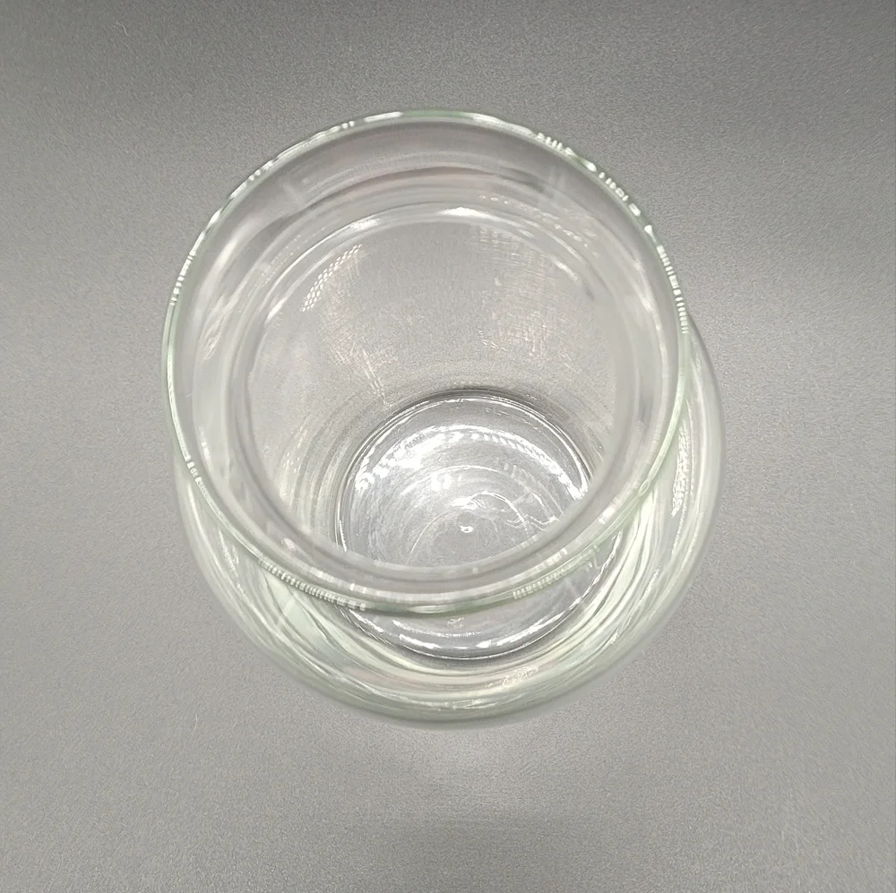 Clear Glass Flower Vase 7in​​​